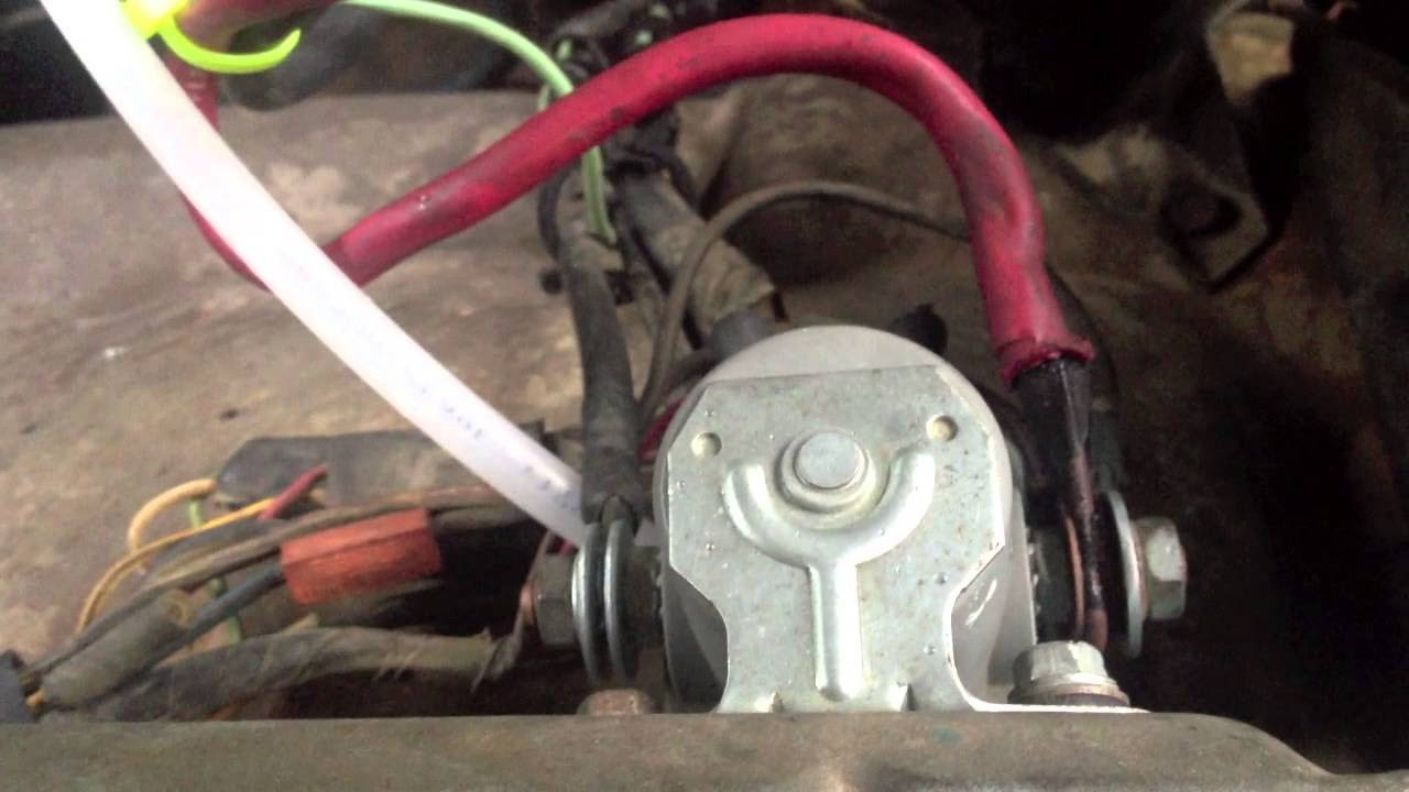 Jeep Starter Solenoid Wiring